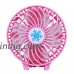 Mini Air Fan DEESEE(TM) Portable Rechargeable Fan Air Cooler Mini Operated Hand Held USB 18650 Battery (Pink((included Battery )) - B072ZBWHSS